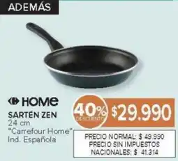 Carrefour Carrefour home sarten zen oferta