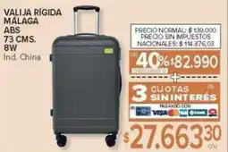 Carrefour Valija rígida málaga abs oferta