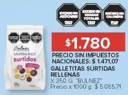 Carrefour Bulnez galletitas surtidas rellenas oferta