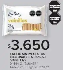 Carrefour Bulnez vainillas oferta