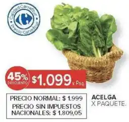 Carrefour Acelga oferta