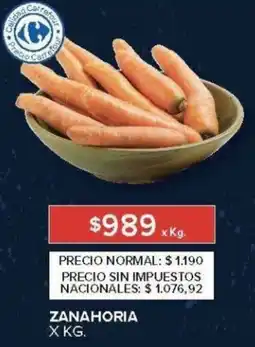 Carrefour Zanahoria oferta