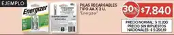 Carrefour Energizer AA pilas recargables tipo AA oferta