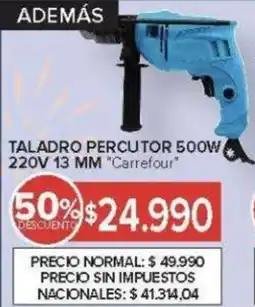 Carrefour Carrefour taladro percutor oferta