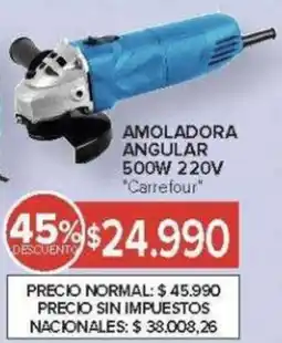 Carrefour Carrefour amoladora angular oferta