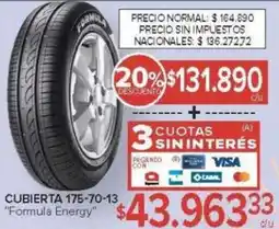 Carrefour Formula energy cubierta 175-70-13 oferta