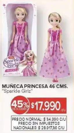 Carrefour Sparkle girlz muñeca princesa oferta