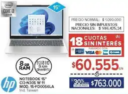 Carrefour Notebook 15" c13-n305 w 11 oferta