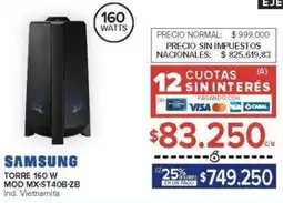 Carrefour Samsung torre oferta