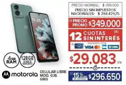 Carrefour Motorola celular libre oferta