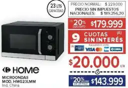 Carrefour Home microondas oferta