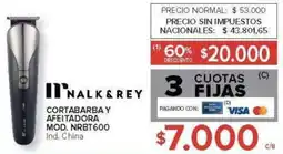 Carrefour Nalk & Rey cortabarbay afeitadora oferta