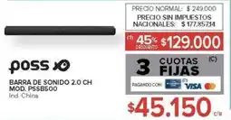 Carrefour Poss barra de sonido oferta
