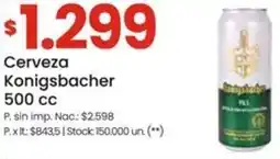 Changomas Konigsbacher cerveza oferta