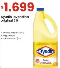 Changomas Ayudín lavandina original oferta