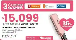 Changomas Revlon planchita oferta