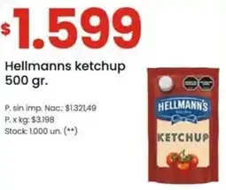 Changomas Hellmann's ketchup oferta