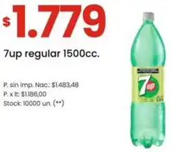 Changomas 7up regular oferta