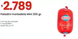 Changomas Paladini mortadella mini oferta