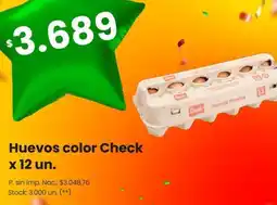 Changomas Check huevos color oferta