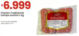 Changomas Campo austral chorizo tradicional oferta