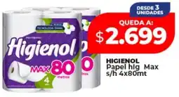 Supermayorista Vital Higienol papel hig max oferta