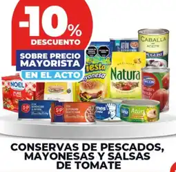 Supermayorista Vital Conservas de pescados, mayonesas y salsas de tomate oferta