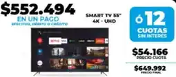 Supermayorista Vital Smart tv 55" 4k-uhd oferta