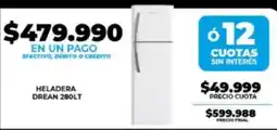 Supermayorista Vital Drean heladera oferta