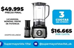 Supermayorista Vital Licuadora mondial oferta