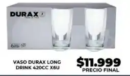 Supermayorista Vital Durax vaso long drink oferta