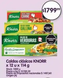 Supermercados Buenos Días Knorr caldos clásicos oferta