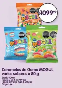 Supermercados Buenos Días Mogul caramelos de goma varios sabores oferta