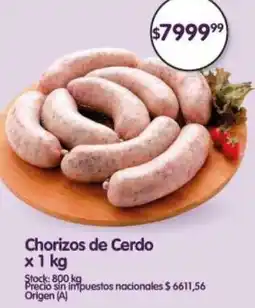 Supermercados Buenos Días Chorizos de cerdo oferta