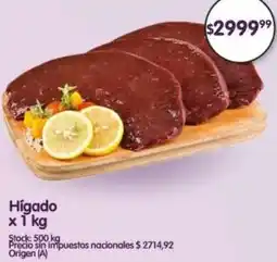 Supermercados Buenos Días Hígado oferta
