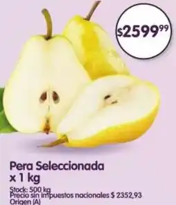 Supermercados Buenos Días Pera seleccionada oferta