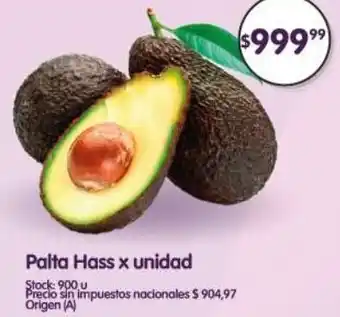Supermercados Buenos Días Palta hass oferta