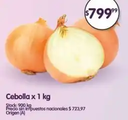 Supermercados Buenos Días Cebolla oferta