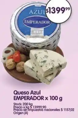 Supermercados Buenos Días Emperador queso azul oferta