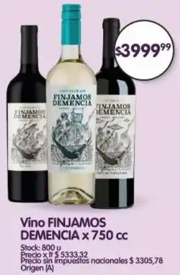 Supermercados Buenos Días Finjamos demencia vino oferta