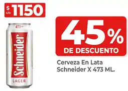 Supermercados DIA Schneider cerveza en lata oferta