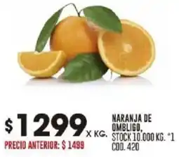 Coto Naranja de ombligo oferta
