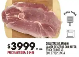 Coto Chuletas de jamón/ jamón de cerdo con hueso oferta