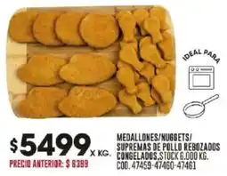 Coto Medallones/nuggets/ supremas de pollo rebozados congelados oferta