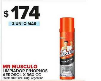 Carrefour Maxi Mr Musculo Limpiador P Hornos Aerosol oferta