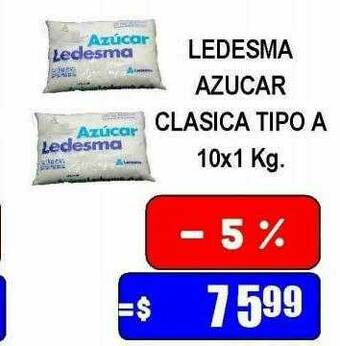 Dulcenter Ledesma Azucar Clasica Tipo A oferta