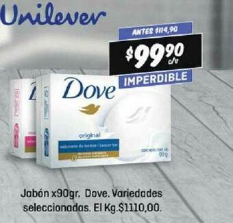 El Nene Jabón Dove oferta