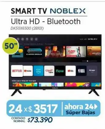 Genesio Hogar Smart Tv Noblex oferta