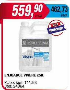 Maxiconsumo Enjuague Vivere oferta