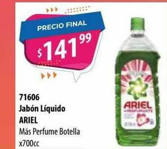 Micropack Jabón Liquido Ariel Más Perfume Botella oferta